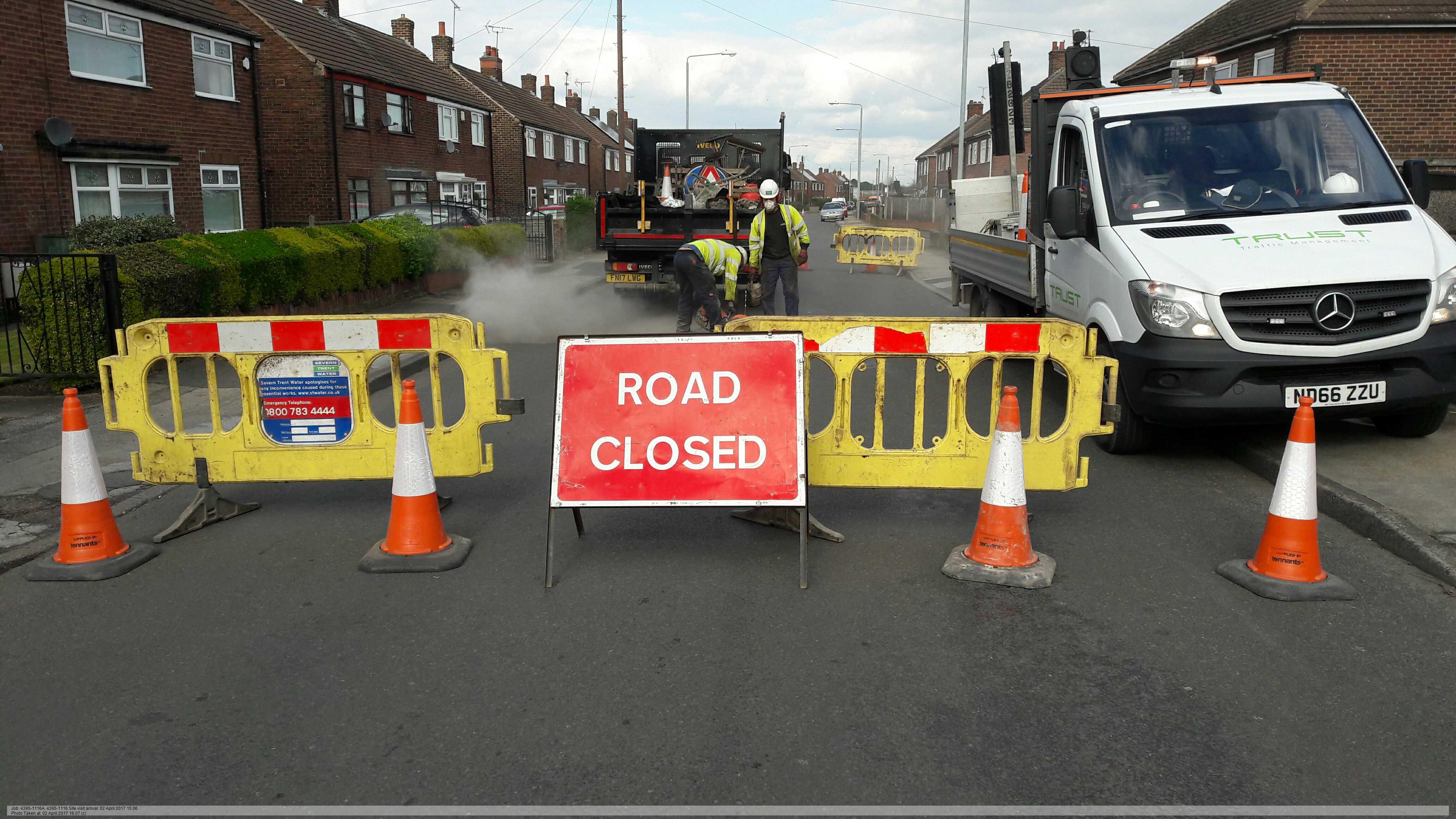 Road Closures Utility Services Trust Utility Management